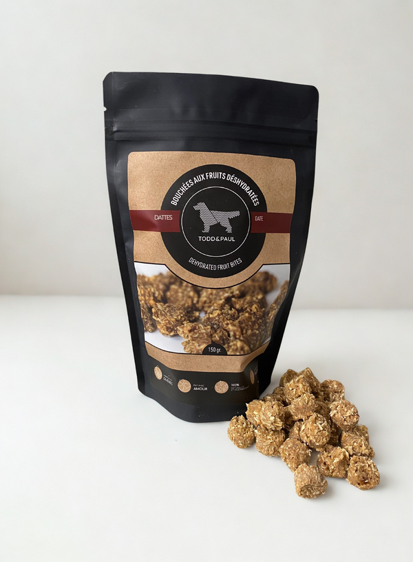 Dehydrated fruit bites